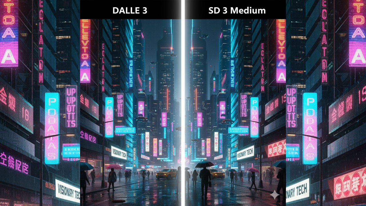Understanding Coherence: DALLE 3 vs. Stable Diffusion 3 Medium